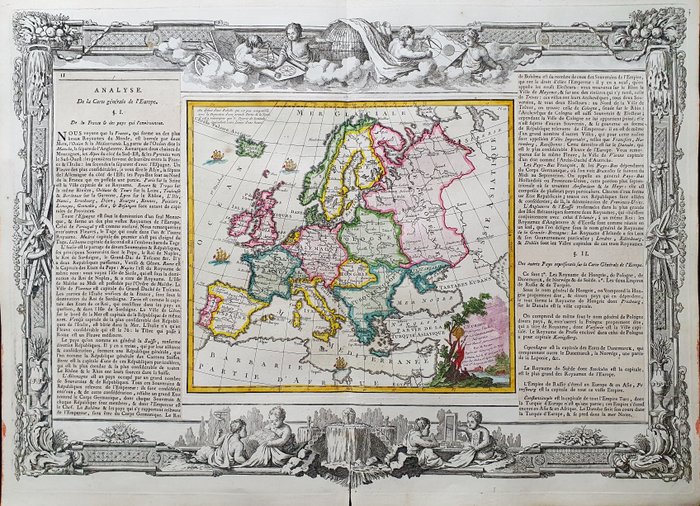 Europa - Det europæiske imperium / Middelhavsområdet / Europa; Desnos / Brion De la Tour - L'Europe - 1761-1780