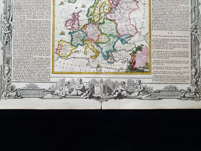 Europa - Det europæiske imperium / Middelhavsområdet / Europa; Desnos / Brion De la Tour - L'Europe - 1761-1780