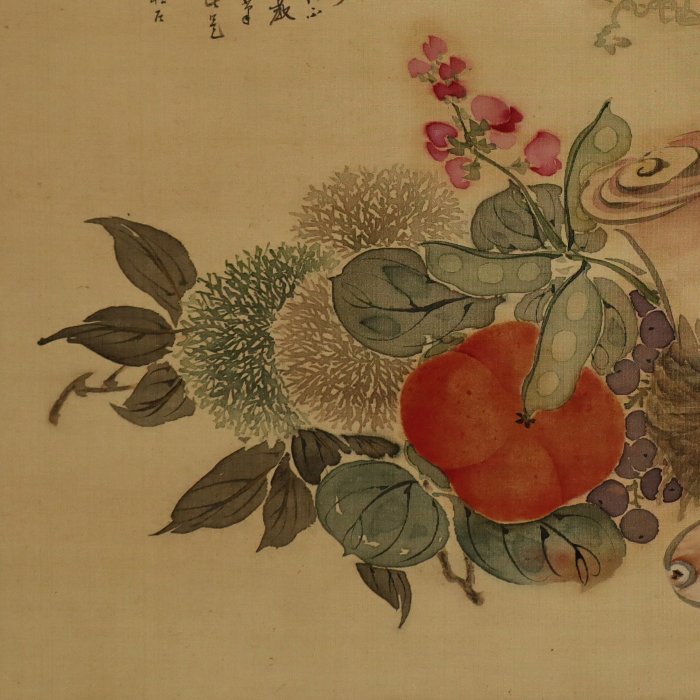 autumn harvest - With signature 'Seiun' 栖雲 - Seiun (?-?) - Japan - Meiji-perioden (1868-1912)