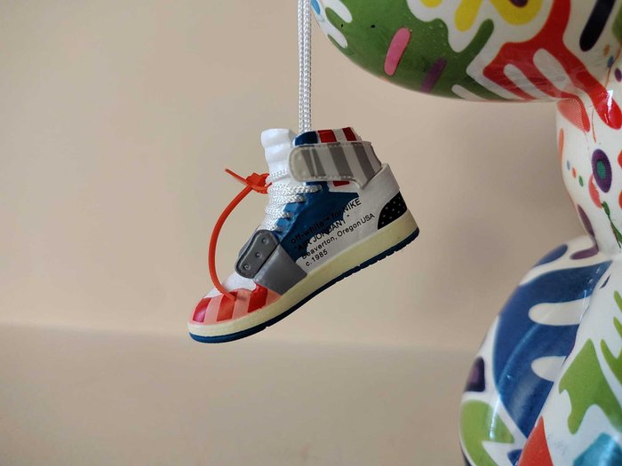 Pasky (1974) - Balloon Dog x Nike Air Jordan 1 Off-White x Parra "Marche" Custom