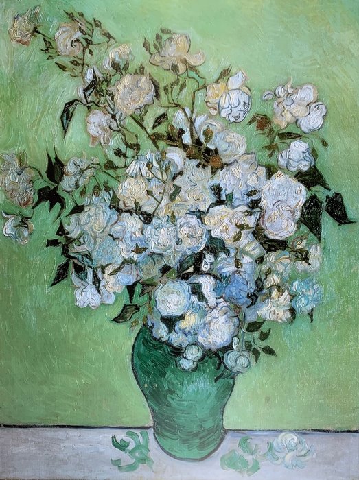 Vincent van Gogh - A Vase of roses, 1890 - Artprint - 80 x 60 cm