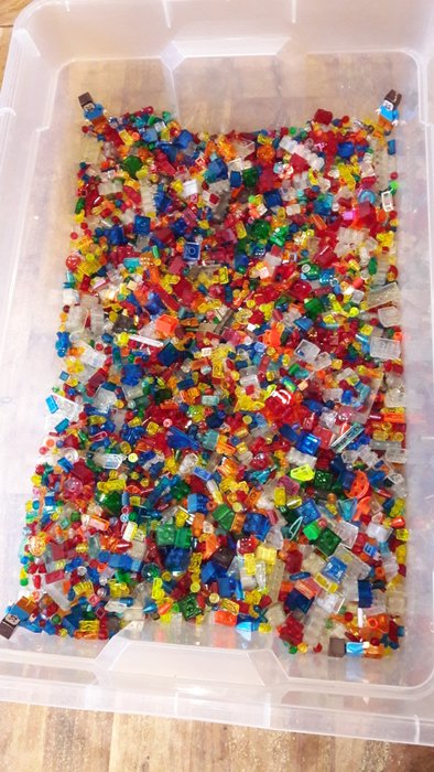 Lego - Assorti - Legostenen transparant mix - 1500 gram