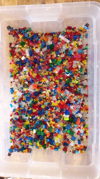 Lego - Assorti - Legostenen transparant mix - 1500 gram