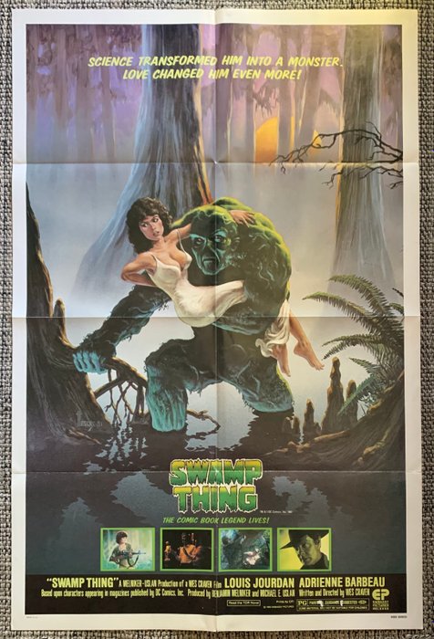 Swamp Thing - 1982 - Original US One Sheet Movie Poster