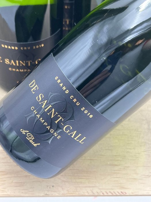 2016 De Saint-Gall, De Saint Gall "So Dark" - Champagne Grand Cru - 6 Flasker (0,75 L)