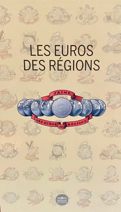 Frankrig. 10 Euro 2012 "Regions" (24 monnaies)