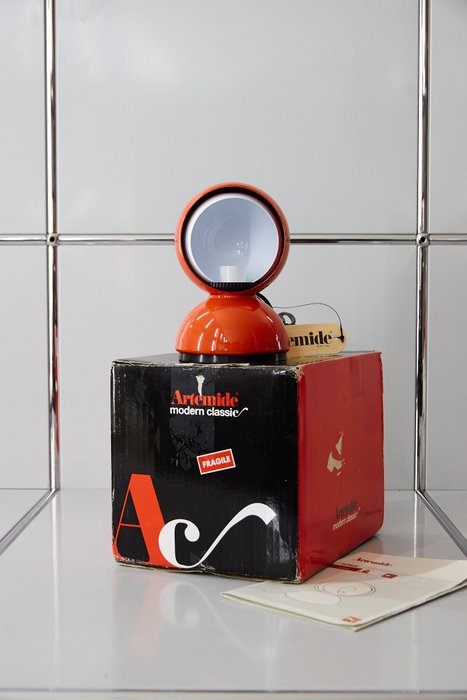 Artemide - Vico Magistretti - Bordlampe - Eclisse - Orange - Metal