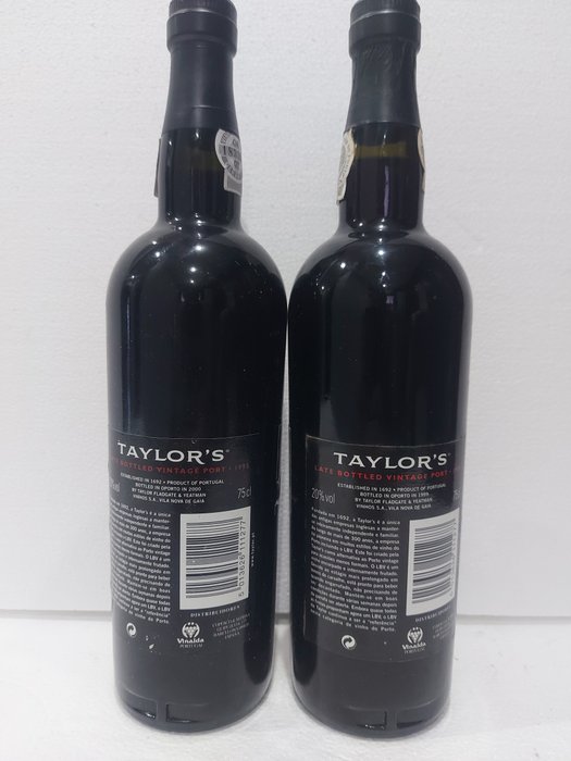 1994  1995 Taylor's - Douro Late Bottled Vintage Port - 2 Flasker (075 L)