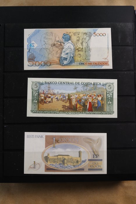 Verden. - 114 Banknotes - Gratis verzending wereldwijd / No reserve price - various dates  (Ingen mindstepris)