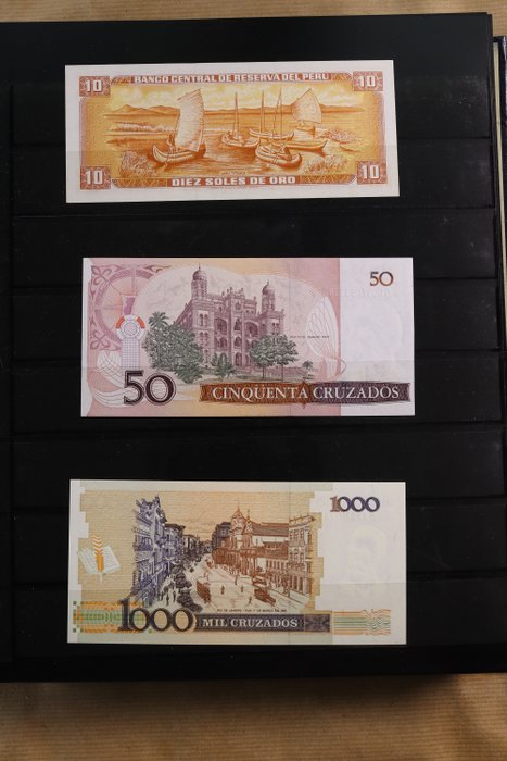 Verden. - 114 Banknotes - Gratis verzending wereldwijd / No reserve price - various dates  (Ingen mindstepris)