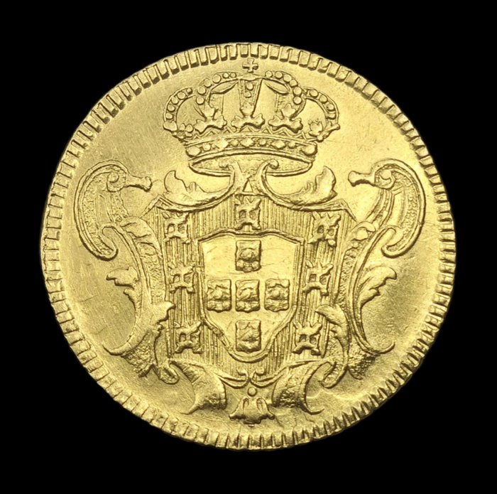 Brasilien (Kolonial), Portugal. D. João V (1706-1750). Peça (6.400 Reis) 1748 R - Rio de Janeiro - Escassa