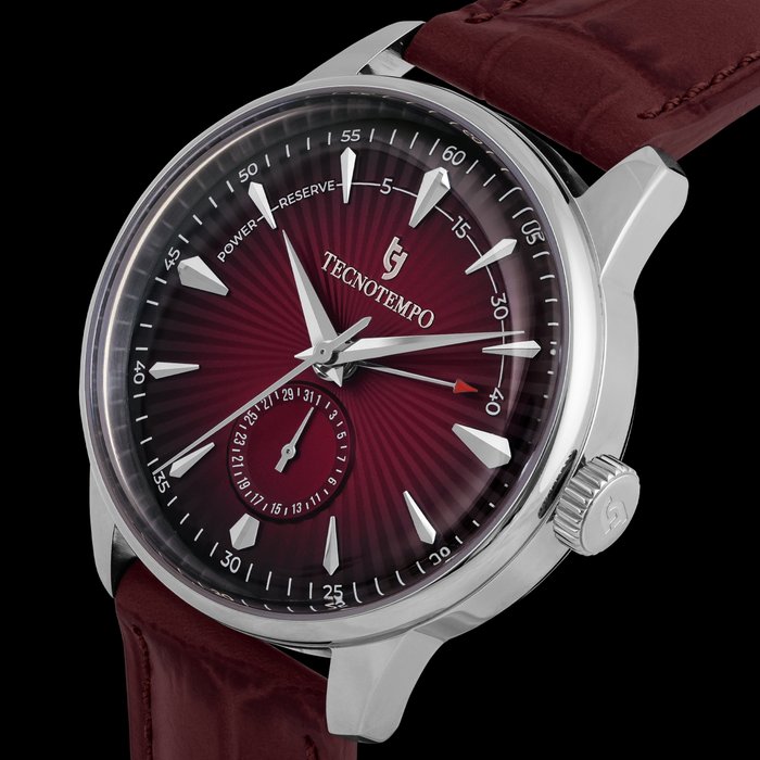 Tecnotempo - "Power Reserve" - Limited Edition - Red Dial - Ingen mindstepris - TT.50.PWR - Mænd - 2011-nu