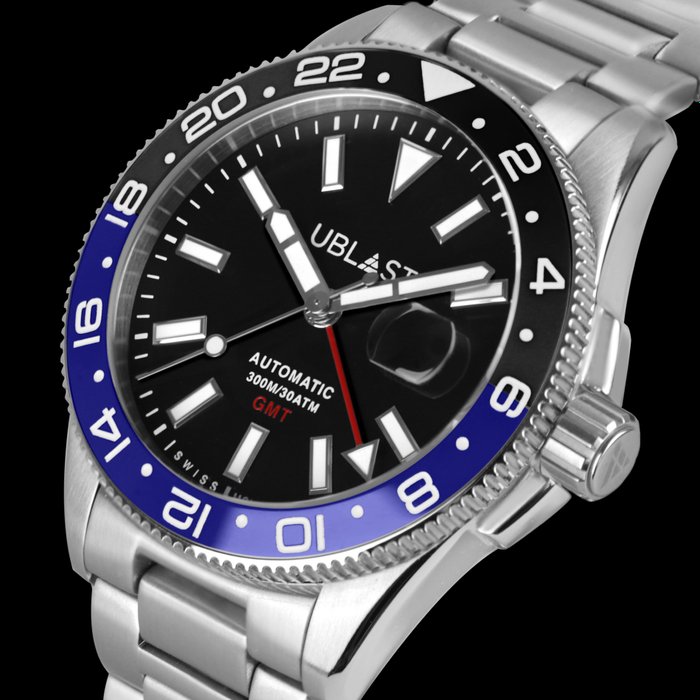 Ublast - Royal GMT Professional - UBRG44BBK - Mænd - Ny