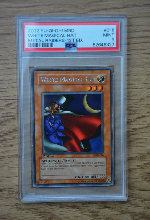 Konami - 1 Graded card - Metal Raiders - Yu-Gi-Oh! White Magical Hat #016 MRD 1st Edition 2002 PSA 9 - PSA 9