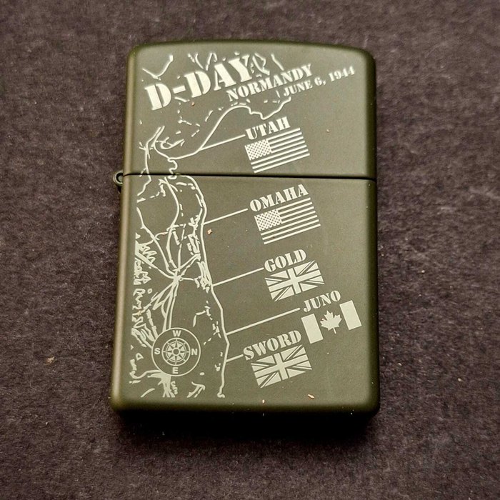 Zippo, D-Day Año 2010 Mes Junio - Lighter - Stål