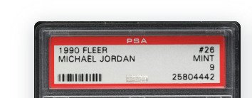 1990 Fleer Michael Jordan #26 PSA 9 - 1 Graded card