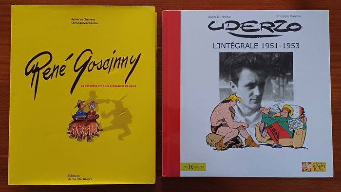 Uderzo / Goscinny - Uderzo l'intégrale 1951-1953 + René Goscinny la première vie d'un scénariste de génie - 2x C + - 2 Album - Første udgave - 2005/2014