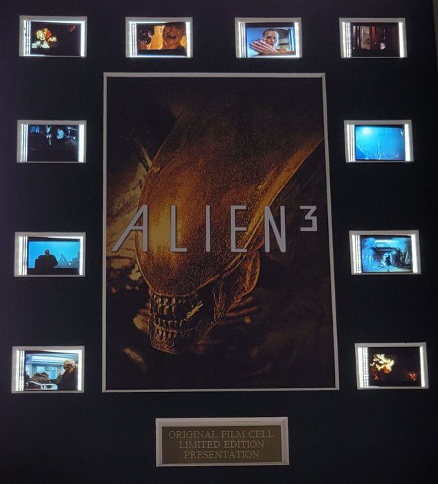 Alien 3 and Alien Covenant - 2× Framed Film Cell Display with COA