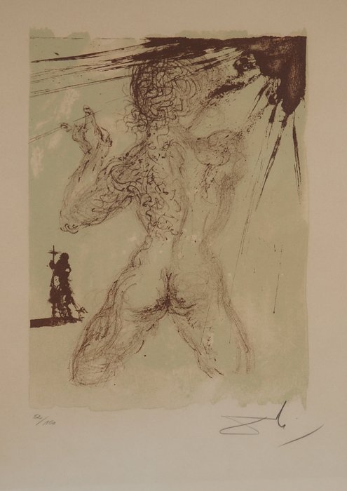 Salvador Dali (1904-1989) - Nu à genoux (Le Pécheur)