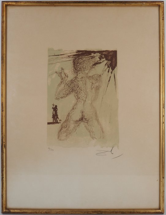 Salvador Dali (1904-1989) - Nu à genoux (Le Pécheur)