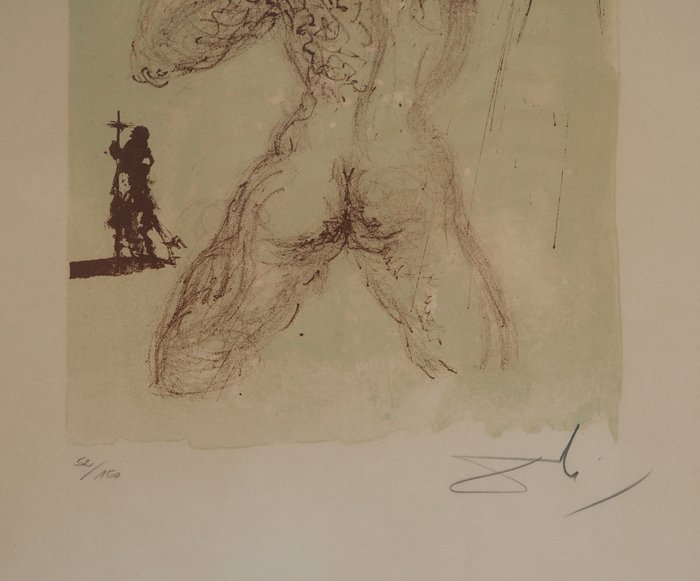 Salvador Dali (1904-1989) - Nu à genoux (Le Pécheur)