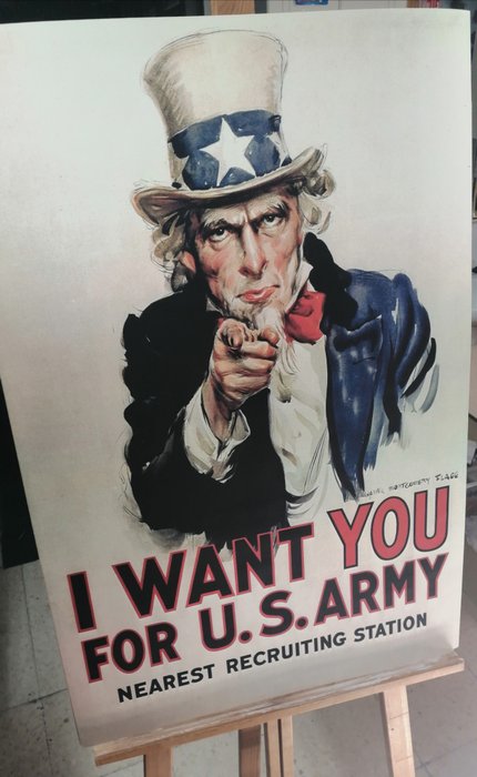 Historica - (First World War) - U.S. Army - I Want You for U,S, Army (TIO SAM) - Size Big XL