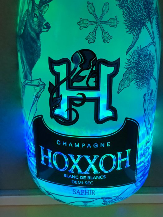 Hoxxoh, Saphir Luminous "Limited Edition" - Champagne Blanc de Blancs, Demi-Sec - 1 Flaske (0,75L)