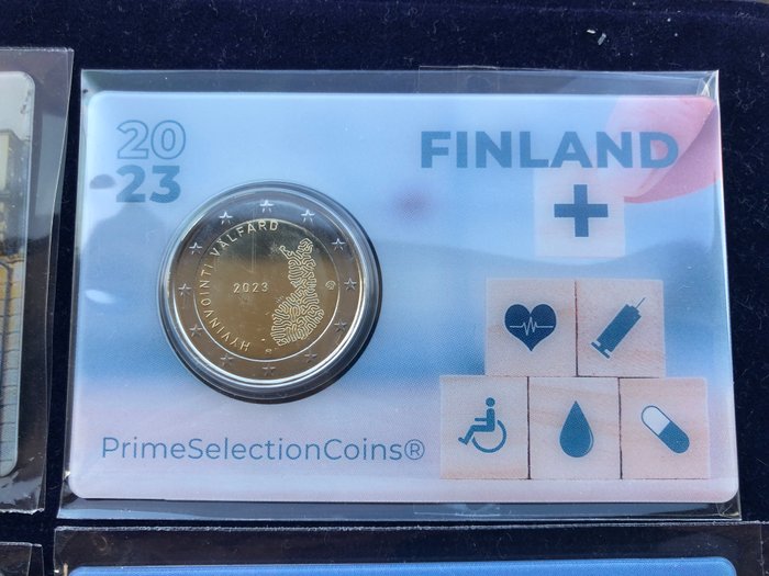 Europa. 2 Euro 2023 (10 coincards)  (Ingen mindstepris)