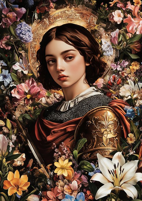 ArtSolace - Joan of Arc Blossoms of Valor