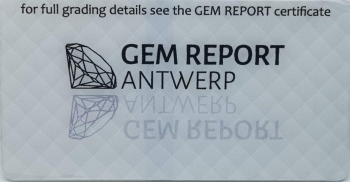 1 pcs Diamant  (Natur)  - 1.76 ct - Rund - G - I1 - Gem Report Antwerp (GRA)