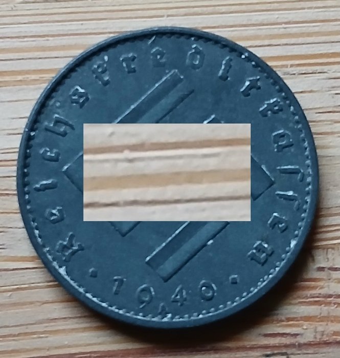 Tyskland, Det Tredje Rige 10 Reichspfennig (Kriegspfennig) 1940-A, Reichskreditkassen  (Ingen mindstepris)