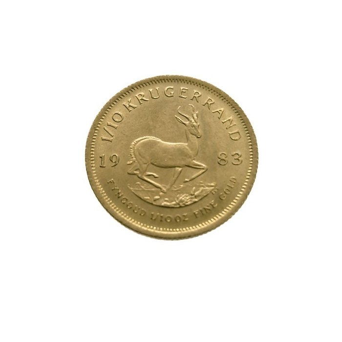 Sydafrika. 1/10 Krugerrand 1983