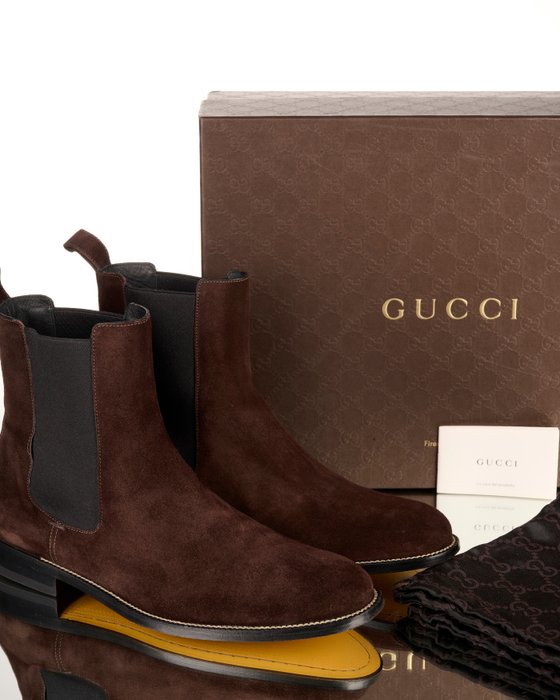 Gucci - Chelsea støvler - Størelse: UK 8