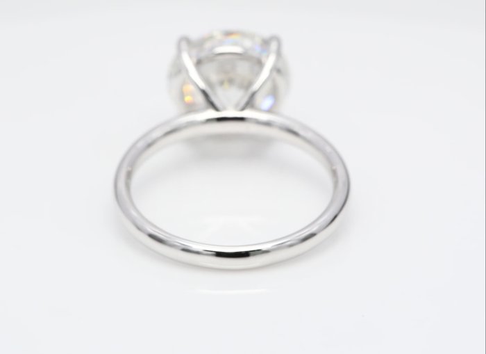 Ingen mindstepris - Ring - 18 kraat Hvidguld -  403ct tw Diamant (Laboratoriedyrket) - Runde F-VVS2