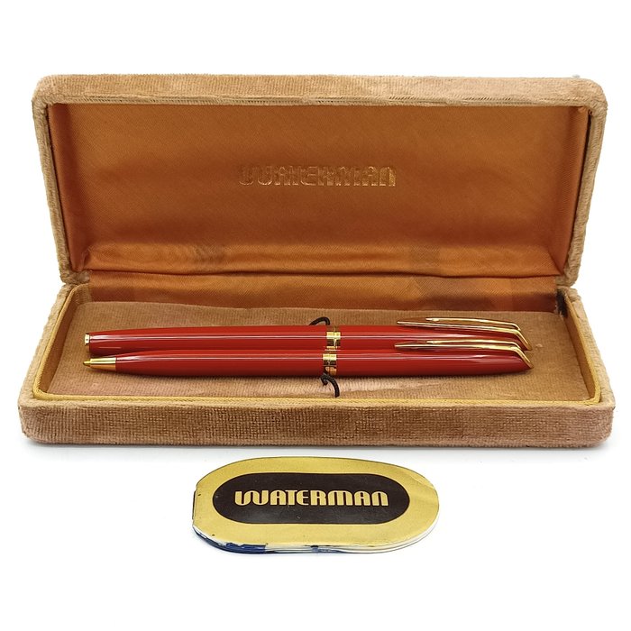 Waterman - C/F - Conjunto - Pluma  Bolígrafo - Fyldepen