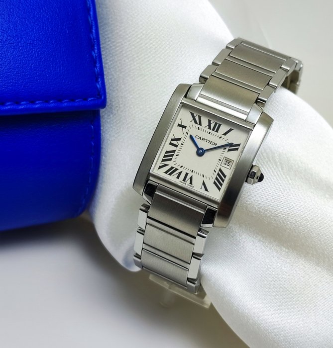 Cartier - Tank Française - Ref. 2465 - Kvinder - 2000-2010