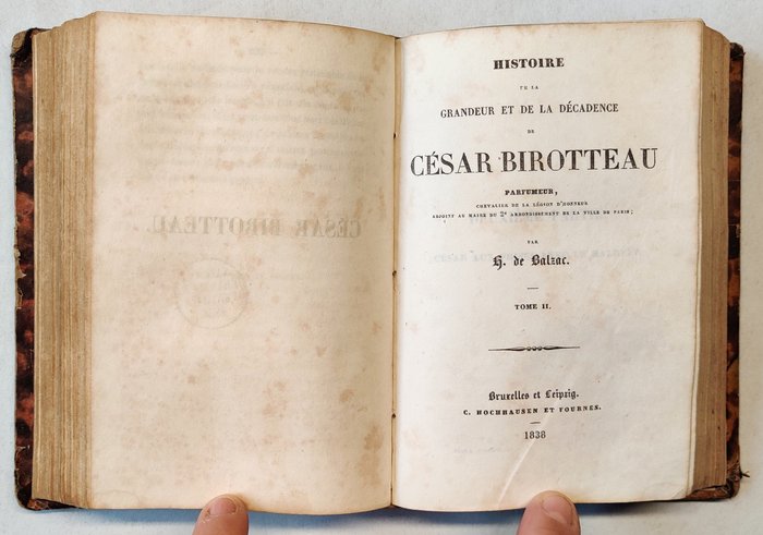 Honoré de Balzac - Histoire de la grandeur et de la décadence de César Birotteau Parfumeur - 1838