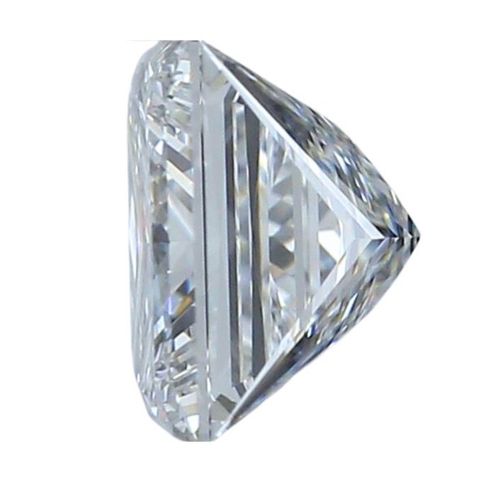 Ingen mindstepris - 1 pcs Diamant  (Natur)  - 1.51 ct - Kvadrat - G - IF - International Gemological Institute (IGI)