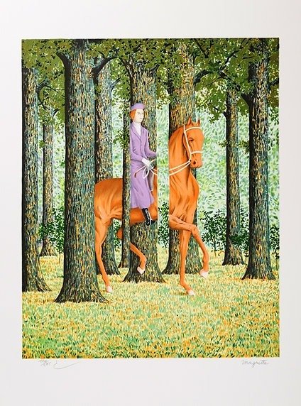 René Magritte (1898-1967), d'après - Le Blanc-Seing