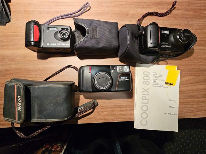 Nikon Coolpix 700, Coolpix 800, Zoom 35-70 Digitalt kompaktkamera