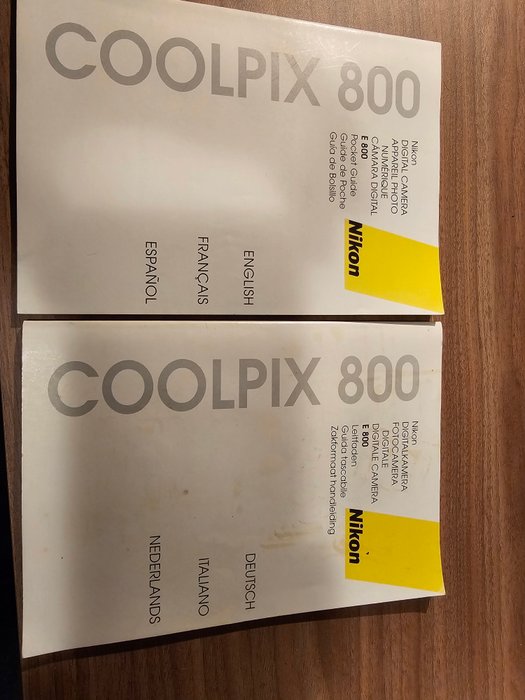 Nikon Coolpix 700, Coolpix 800, Zoom 35-70 Digitalt kompaktkamera