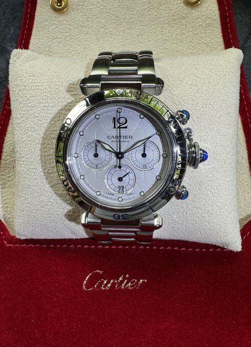 Cartier - Pasha Chronograph - 2113 - Unisex - 2000-2010