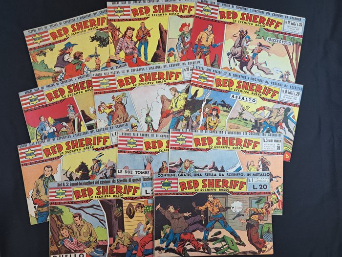 Red Sheriff - 1 Comic - Første udgave - 1950