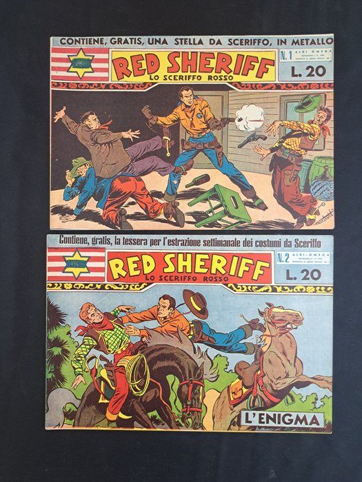 Red Sheriff - 1 Comic - Første udgave - 1950