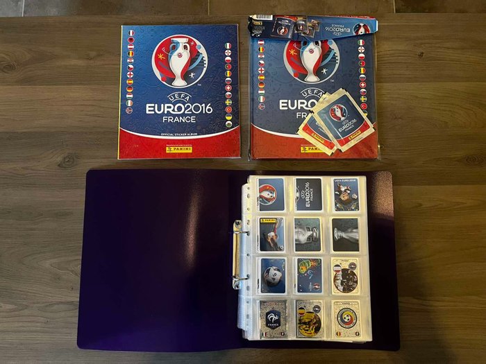 Panini - Euro 2016 - Empty HC album + Starterpack + Complete Coca Cola set + Complete loose Sticker Set