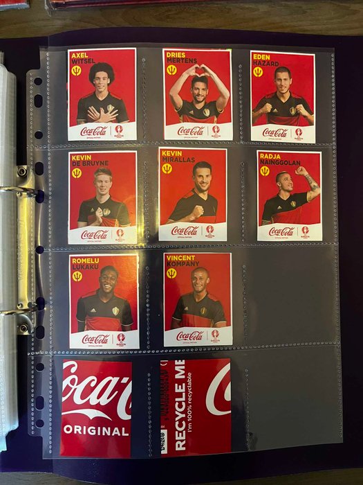 Panini - Euro 2016 - Empty HC album + Starterpack + Complete Coca Cola set + Complete loose Sticker Set