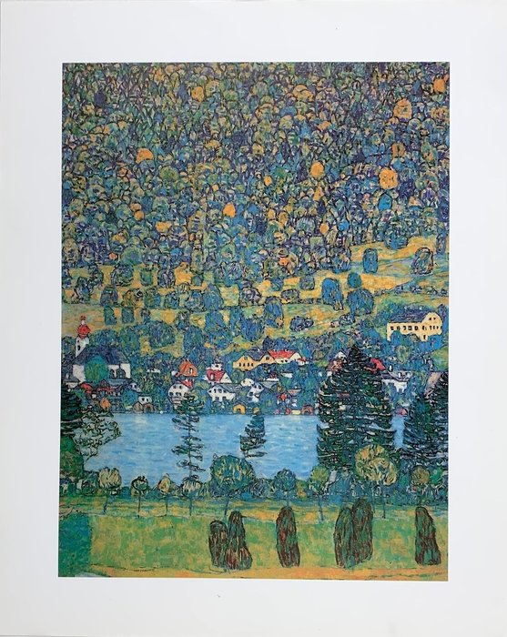 Gustav Klimt (1862-1918) - Unterach am Attersee, 1917 - Artprint - 30 x 24 cm