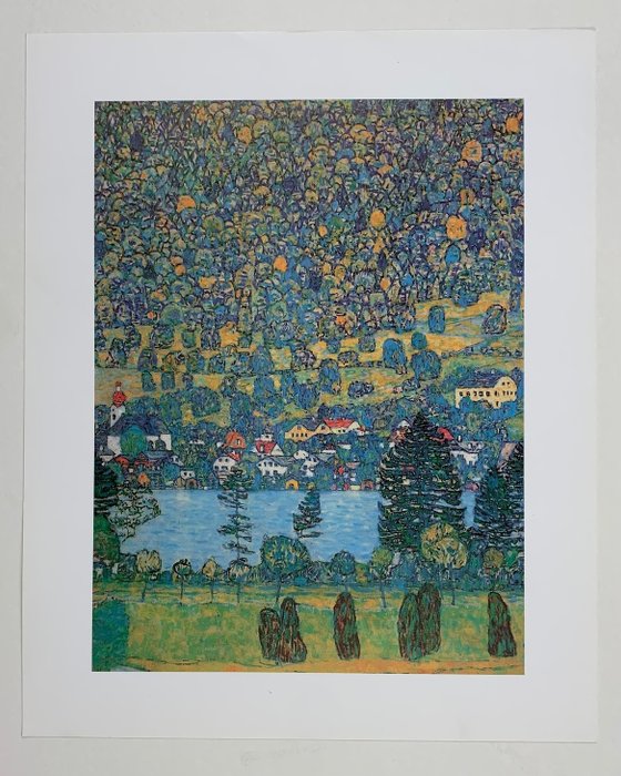 Gustav Klimt (1862-1918) - Unterach am Attersee, 1917 - Artprint - 30 x 24 cm