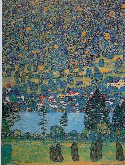 Gustav Klimt (1862-1918) - Unterach am Attersee, 1917 - Artprint - 30 x 24 cm