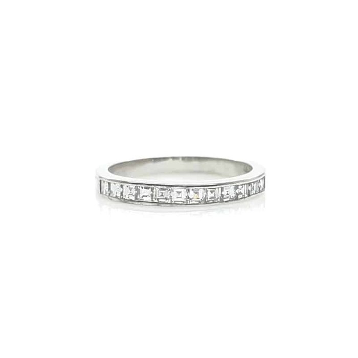 Ring - 18 kraat Hvidguld -  0.50ct. tw. Diamant (Natur)  - Eternity diamantring